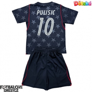 Spojené státy Christian Pulisic #10 Dětské Venkovní dres komplet MS 2026 Krátký Rukáv (+ trenýrky)